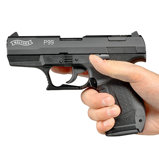 Walther P99 Schreckschuss Pistole 9mm P.A.K. schwarz inkl. Walther Platzpatronen Bild 5