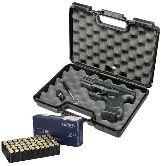 Walther P99 Schreckschuss Pistole 9mm P.A.K. schwarz inkl. Walther Platzpatronen Bild 4
