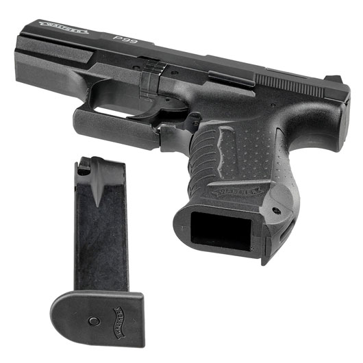 Walther P99 Schreckschuss Pistole 9mm P.A.K. schwarz inkl. Walther Platzpatronen Bild 6