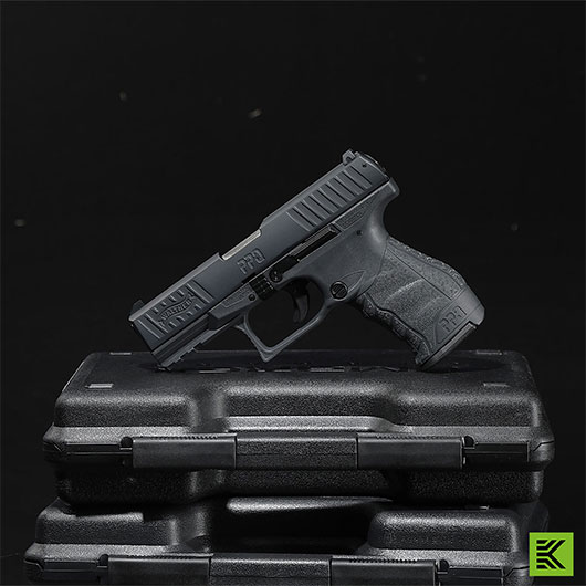 Walther PPQ M2 Schreckschuss Pistole 9mm P.A.K. schwarz inkl. Walther Platzpatronen Bild 1