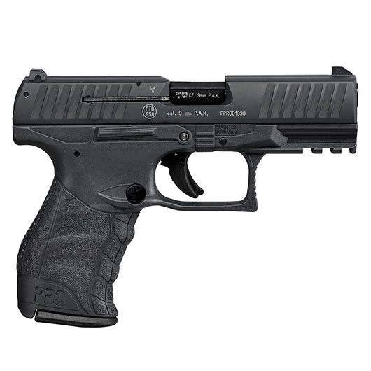 Walther PPQ M2 Schreckschuss Pistole 9mm P.A.K. schwarz inkl. Walther Platzpatronen Bild 3