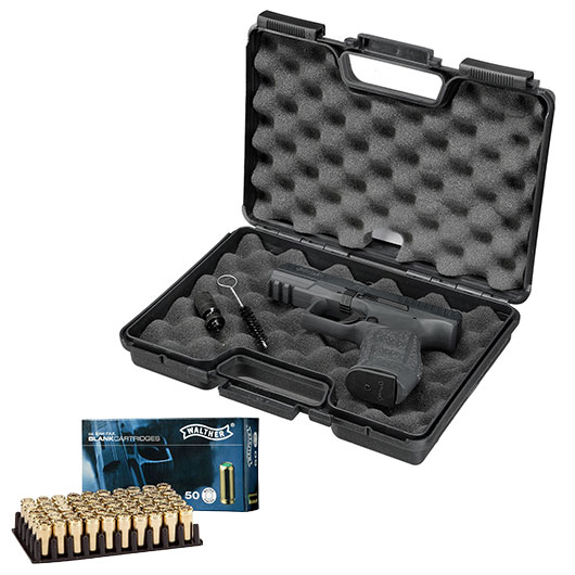 Walther PPQ M2 Schreckschuss Pistole 9mm P.A.K. schwarz inkl. Walther Platzpatronen Bild 4