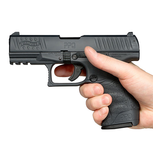 Walther PPQ M2 Schreckschuss Pistole 9mm P.A.K. schwarz inkl. Walther Platzpatronen Bild 5