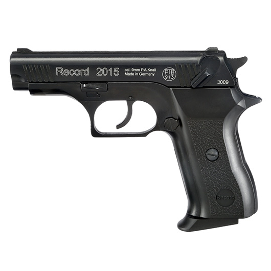 Record 2015 Schreckschuss Pistole Kal. 9mm P.A. Knall schwarz