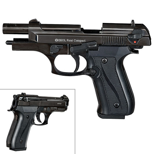 Ekol Firat Compact Schreckschuss Pistole Kal. 9 mm P.A.K. brniert Bild 8
