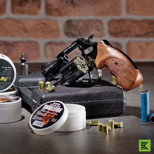 Zoraki R1 2,5 Zoll Schreckschuss-Revolver Kal. 9mm R.K. shiny black Bild 1