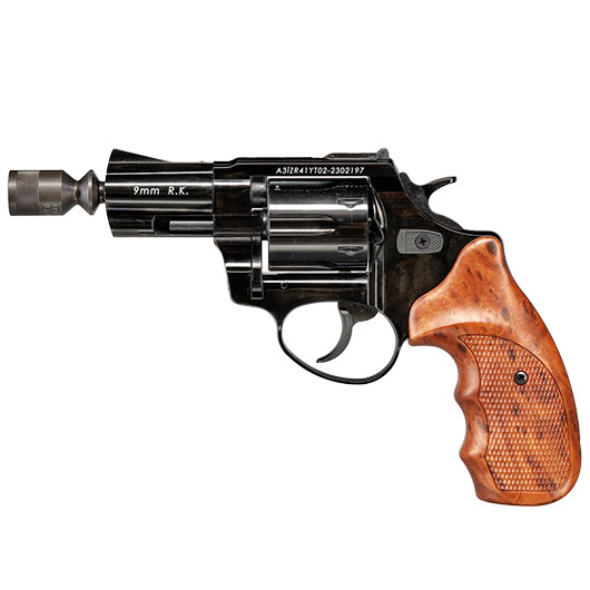 Zoraki R1 2,5 Zoll Schreckschuss-Revolver Kal. 9mm R.K. shiny black Bild 10
