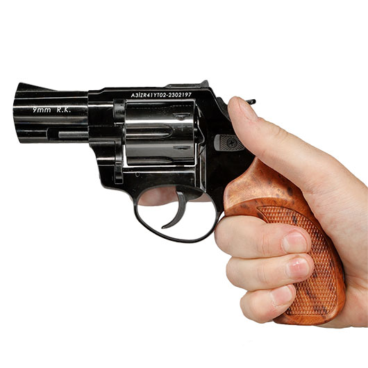 Zoraki R1 2,5 Zoll Schreckschuss-Revolver Kal. 9mm R.K. shiny black Bild 5