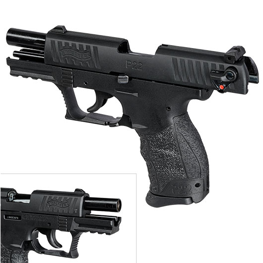 Walther P22Q Schreckschuss Pistole 9mm P.A.K. R2D-Kit inkl. Pfefferspray, Messer, Lampe, Waffenkoffer Bild 5