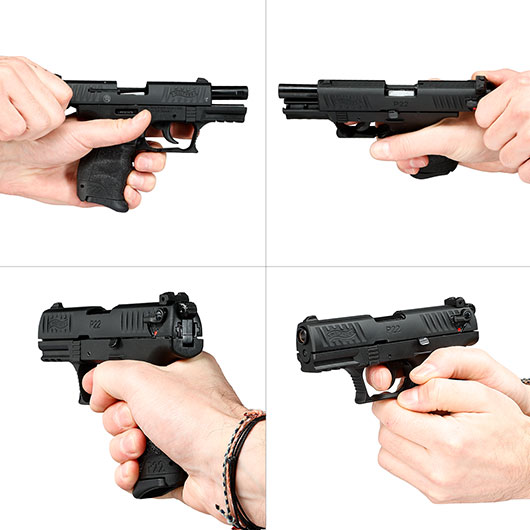 Walther P22Q Schreckschuss Pistole 9mm P.A.K. R2D-Kit inkl. Pfefferspray, Messer, Lampe, Waffenkoffer Bild 6