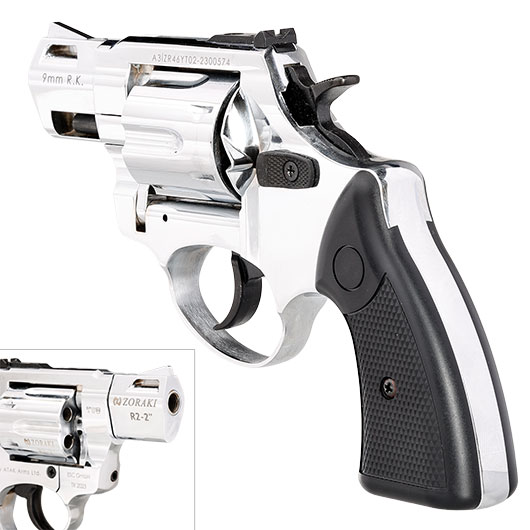 Zoraki R2 2 Zoll Schreckschuss Revolver Kal. 9mm R.K. chrom Bild 8