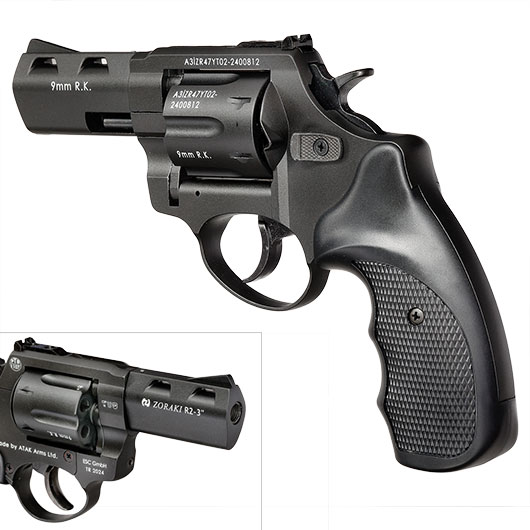 Zoraki R2 3 Zoll Schreckschuss Revolver Kal. 9mm R.K. schwarz Bild 8