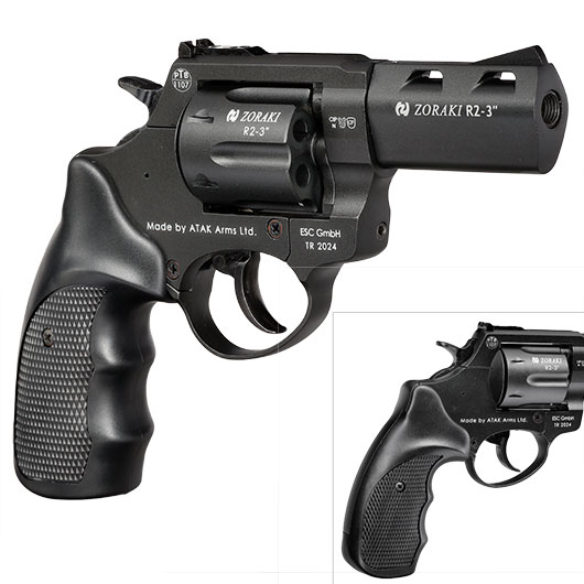 Zoraki R2 3 Zoll Schreckschuss Revolver Kal. 9mm R.K. schwarz Bild 9