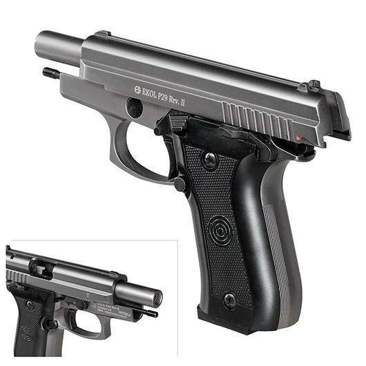 Ekol P29 Rev. II Schreckschuss Pistole Kal. 9 mm P.A.K. titan Bild 8