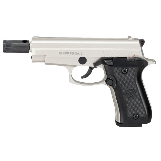 Ekol P29 Rev. II Schreckschuss Pistole Kal. 9 mm P.A.K. vernickelt Bild 10