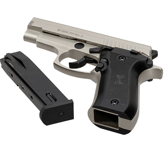 Ekol P29 Rev. II Schreckschuss Pistole Kal. 9 mm P.A.K. vernickelt Bild 6