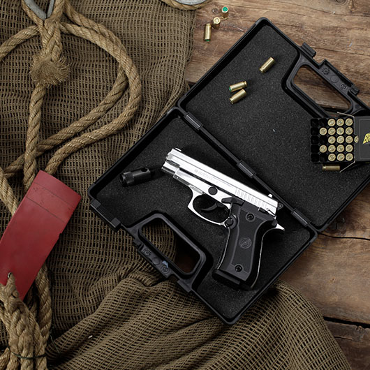 Ekol P29 Rev. II Schreckschuss Pistole Kal. 9 mm P.A.K. verchromt Bild 1