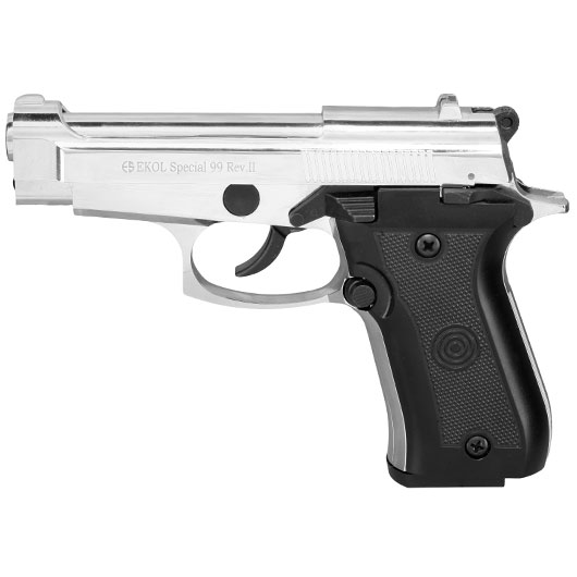 Ekol Special 99 Rev. II Schreckschuss Pistole Kal. 9 mm P.A.K. verchromt