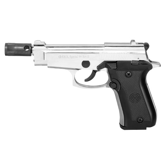 Ekol Special 99 Rev. II Schreckschuss Pistole Kal. 9 mm P.A.K. verchromt Bild 10