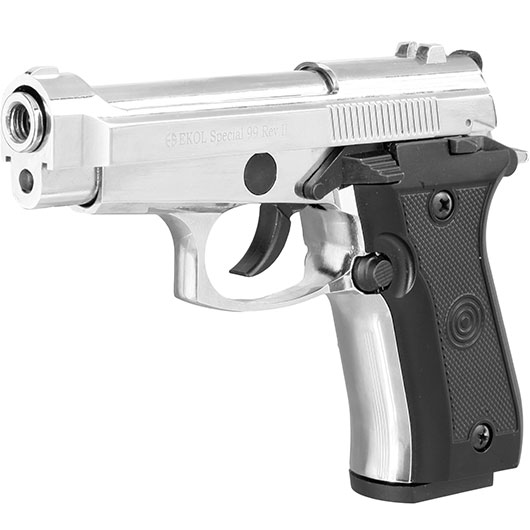 Ekol Special 99 Rev. II Schreckschuss Pistole Kal. 9 mm P.A.K. verchromt Bild 2