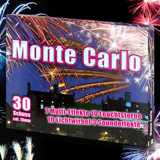 Monte Carlo Feuerwerk Sortiment 30-teilig