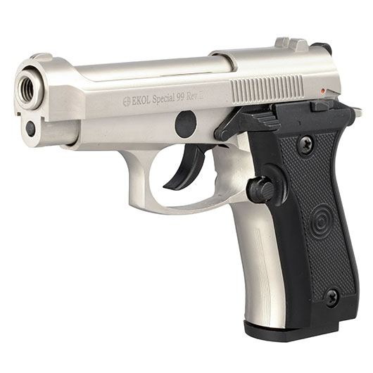 Ekol Special 99 Rev. II Schreckschuss Pistole Kal. 9 mm P.A.K vernickelt Bild 2