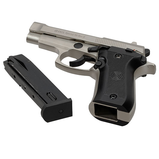 Ekol Special 99 Rev. II Schreckschuss Pistole Kal. 9 mm P.A.K vernickelt Bild 6