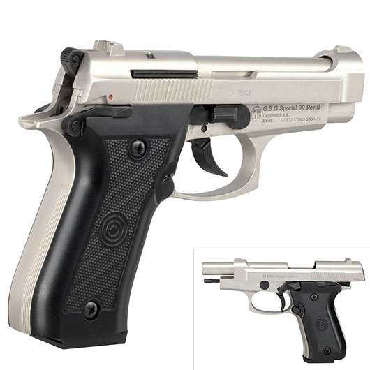 Ekol Special 99 Rev. II Schreckschuss Pistole Kal. 9 mm P.A.K vernickelt Bild 9