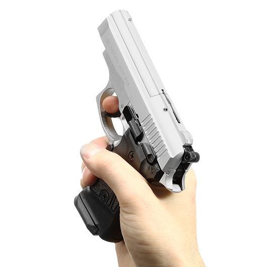 Zoraki 914 Schreckschuss Pistole 9mm P.A.K. matt chrom Bild 5