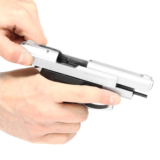 Zoraki 914 Schreckschuss Pistole 9mm P.A.K. matt chrom Bild 6