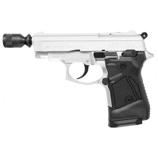 Zoraki 914 Schreckschuss Pistole 9mm P.A.K. matt chrom Bild 8