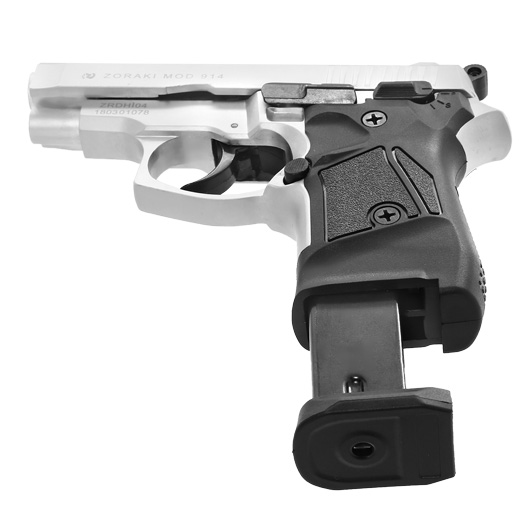 Zoraki 914 Schreckschuss Pistole 9mm P.A.K. matt chrom Bild 9