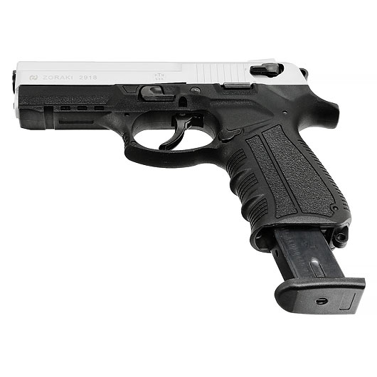 Zoraki 2918 Schreckschuss Pistole Kal. 9mm P.A.K. matt chrom Bild 10