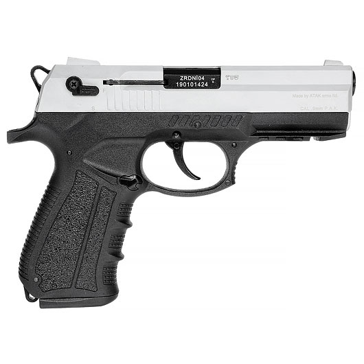 Zoraki 2918 Schreckschuss Pistole Kal. 9mm P.A.K. matt chrom Bild 2