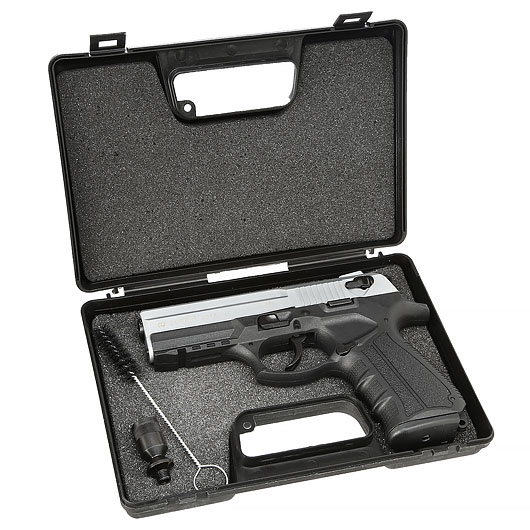 Zoraki 2918 Schreckschuss Pistole Kal. 9mm P.A.K. matt chrom Bild 4