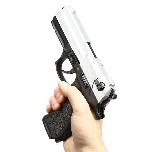 Zoraki 2918 Schreckschuss Pistole Kal. 9mm P.A.K. matt chrom Bild 5