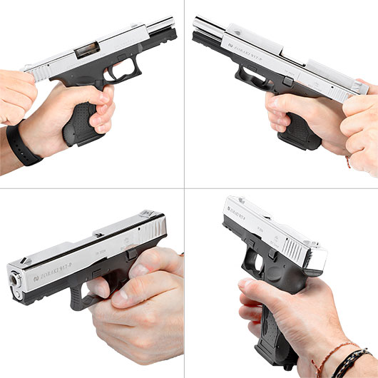 Zoraki 917 Schreckschusspistole 9mm P.A.K. chrom Bild 11