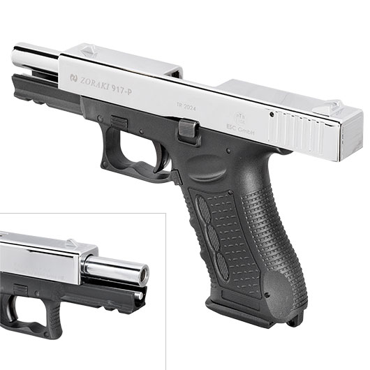 Zoraki 917 Schreckschusspistole 9mm P.A.K. chrom Bild 8