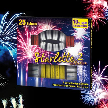 Starlette Collection II 25-teilig Signaleffekte fr Schreckschusswaffen