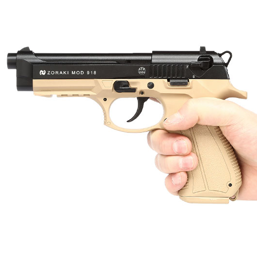 Zoraki 918 Schreckschuss-Pistole 9mm P.A. desert Bild 3