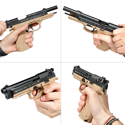 Zoraki 918 Schreckschuss-Pistole 9mm P.A. desert Bild 11