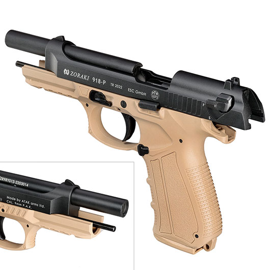 Zoraki 918 Schreckschuss-Pistole 9mm P.A. desert Bild 8