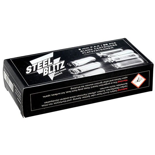 Pobjeda Steel Blitz Knallpatronen 9mm P.A.K. 50 Stck Bild 7
