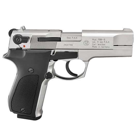 Walther P88 Schreckschuss Pistole bicolor Kal. 9mm P.A.K. + 50 Schuss Pobjeda Steel Blitz Bild 3