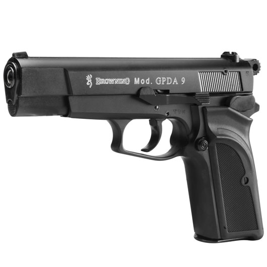 Browning GPDA9 Schreckschuss Pistole 9mm P.A.K. brniert + 50 Schuss Pobjeda Steel Blitz Bild 1