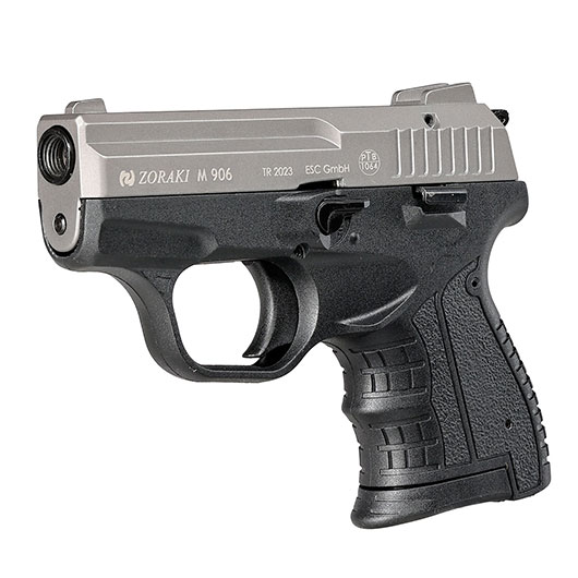 Zoraki 906 Schreckschusspistole 9mm P.A.K. titan inkl. 50 Schuss Pobjeda Steel Blitz Platzpatronen Bild 2