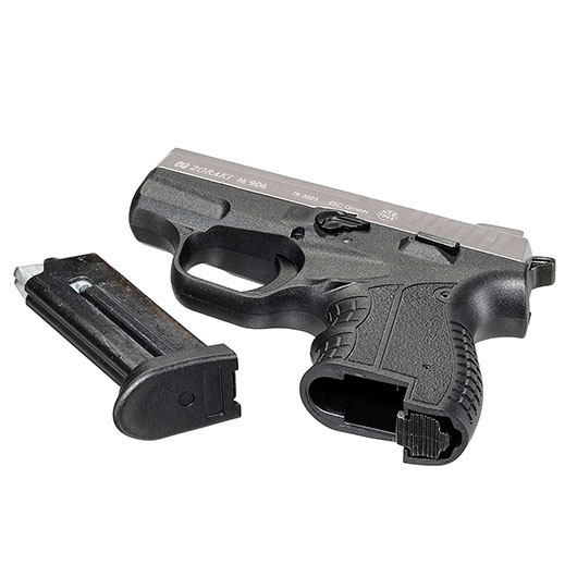 Zoraki 906 Schreckschusspistole 9mm P.A.K. titan inkl. 50 Schuss Pobjeda Steel Blitz Platzpatronen Bild 6