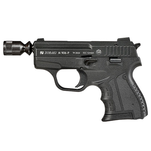 Zoraki Schreckschusspistole 906 Kal. 9mm P.A.K. brniert inkl. 50 Schuss Pobjeda Steel Blitz Bild 10