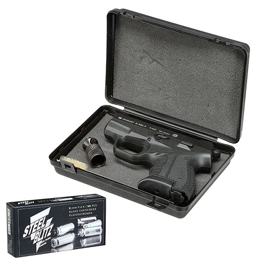 Zoraki Schreckschusspistole 906 Kal. 9mm P.A.K. brniert inkl. 50 Schuss Pobjeda Steel Blitz Bild 4