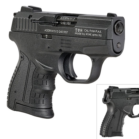 Zoraki Schreckschusspistole 906 Kal. 9mm P.A.K. brniert inkl. 50 Schuss Pobjeda Steel Blitz Bild 9